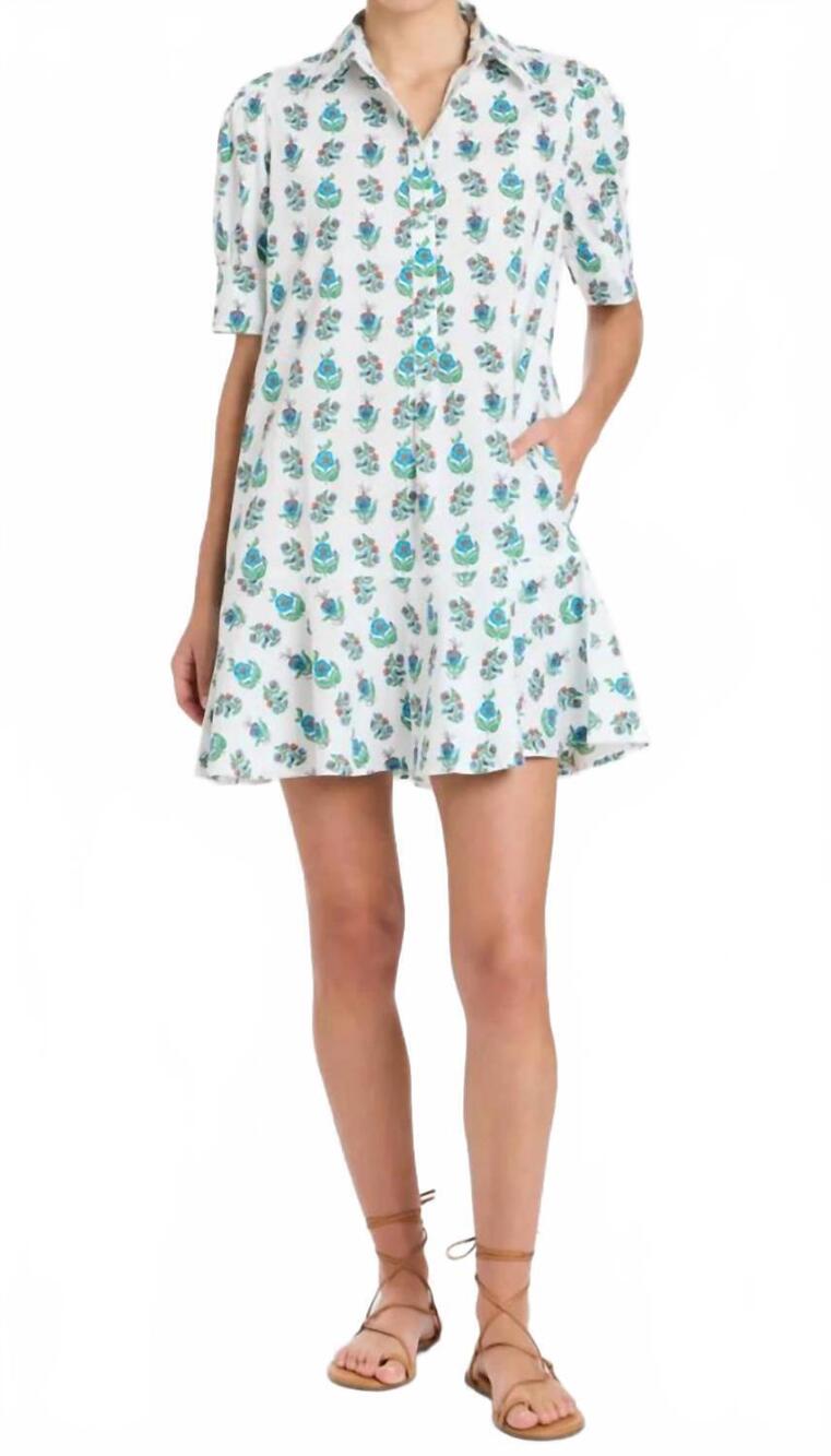 NEW LIVRO liv mini dress in beach sprig